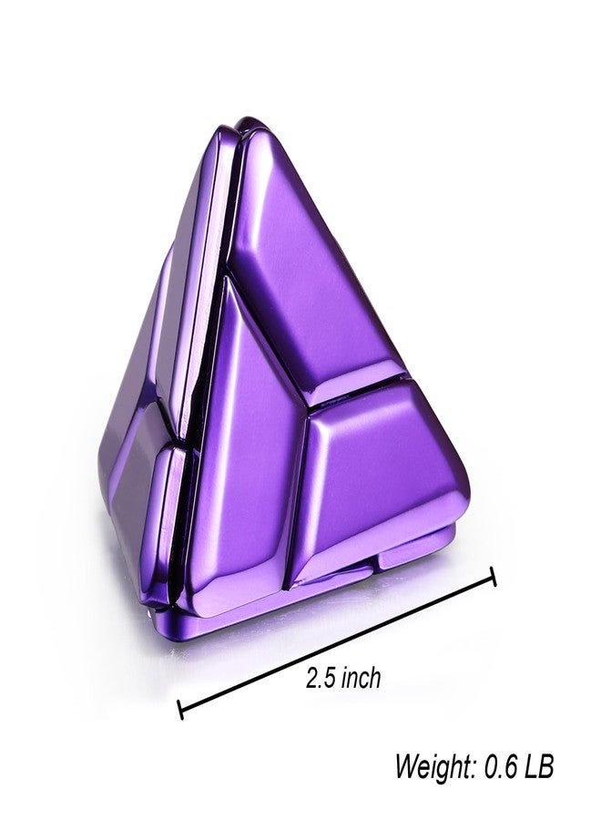 beheart 3D Triangle Metal Puzzle (Triangle Purple) - Image 2